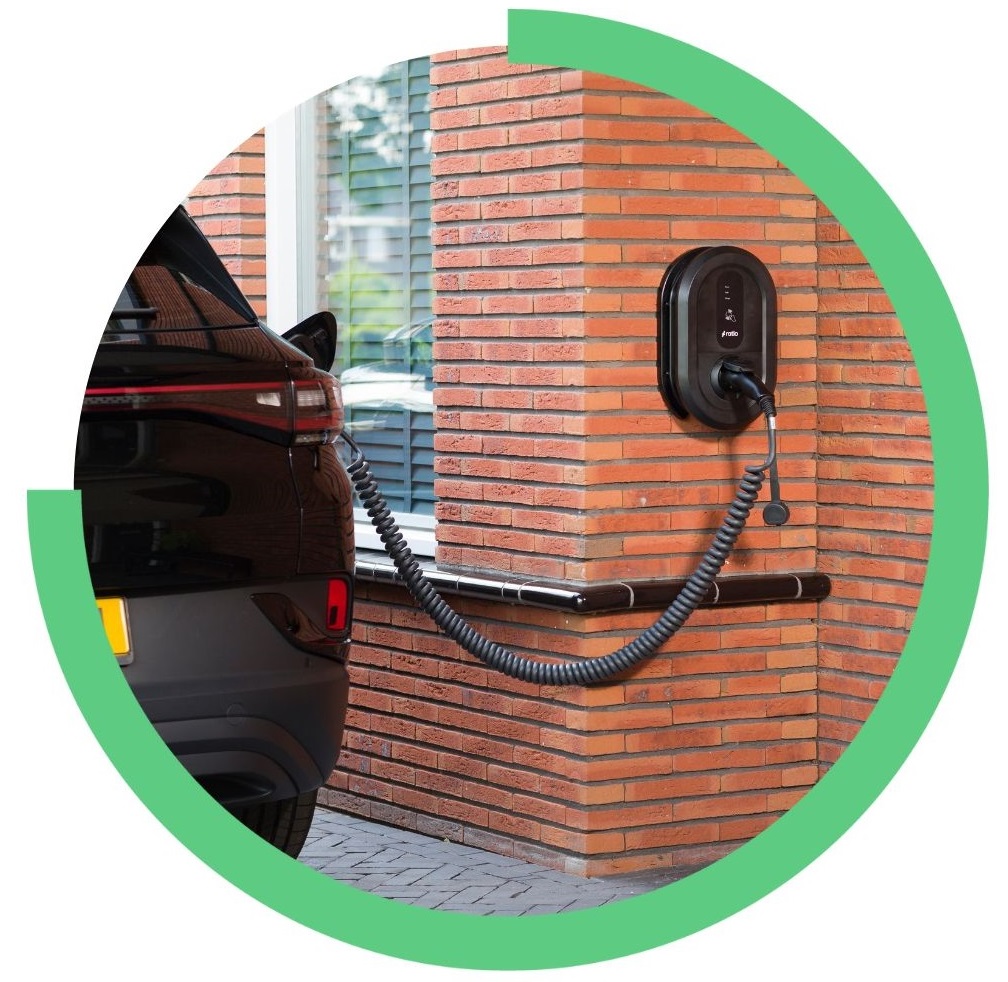 Ratio zonnepanelen laadpaal